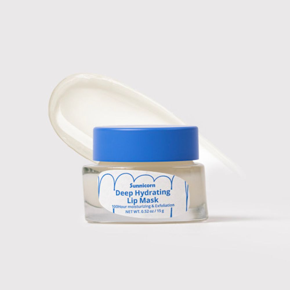 [SUNNICORN] Deep Hydrating Lip Mask 15g: All-Day Lip Care for Moisture & Dead Skin Removal, Keeps Lips Soft & Smooth Day and Night - Made in Korea